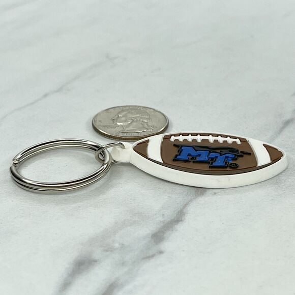 Middle Tennessee State Blue Raiders Football Keychain Keyring - Picture 2 of 7